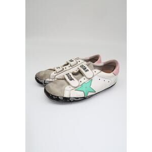 Golden Goose Old School Sneakers White Leather Superstar Size 35